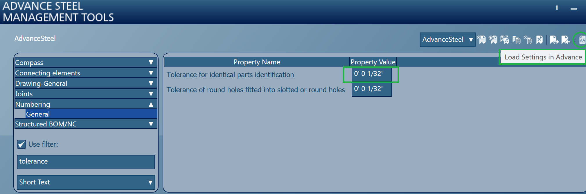 Two different assemblies received the same main part mark in Advance