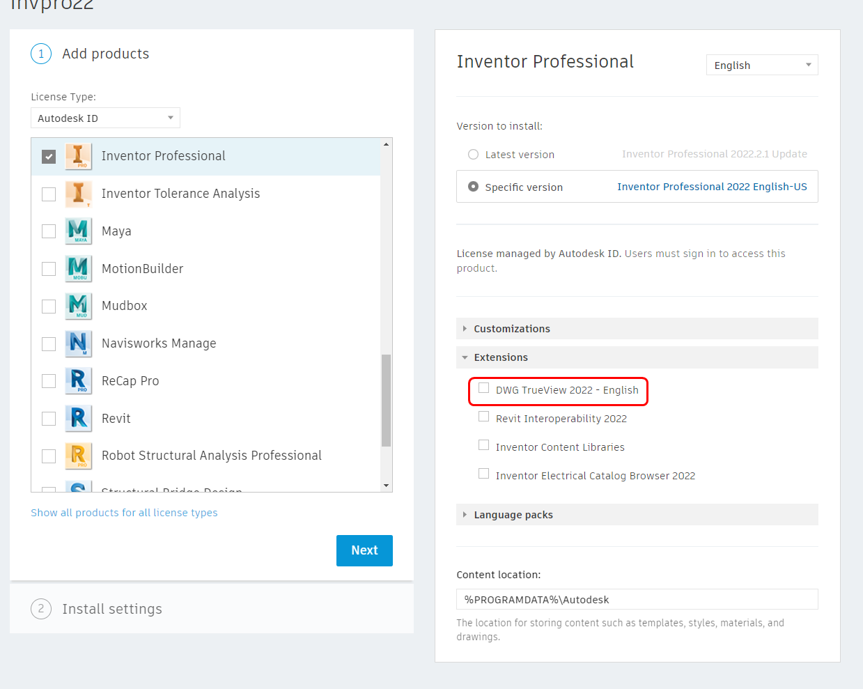 How to remove DWG TrueView from an Autodesk Custom Install deployment