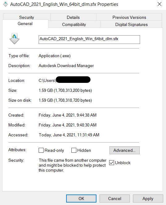 Installation hangs on "Preparing..." while installing an Autodesk