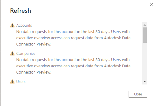 No data requests for this account in the last 30 days