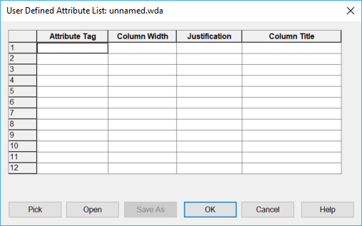 Cannot have more than 12 user defined attributes when exporting ...