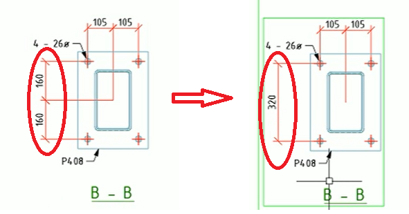 Manual dimension point for system axis disappear after detail update in ...