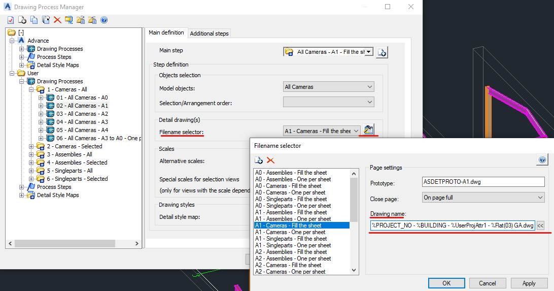 Customizing Drawing Filename In Advance Steel To Match BIM Format