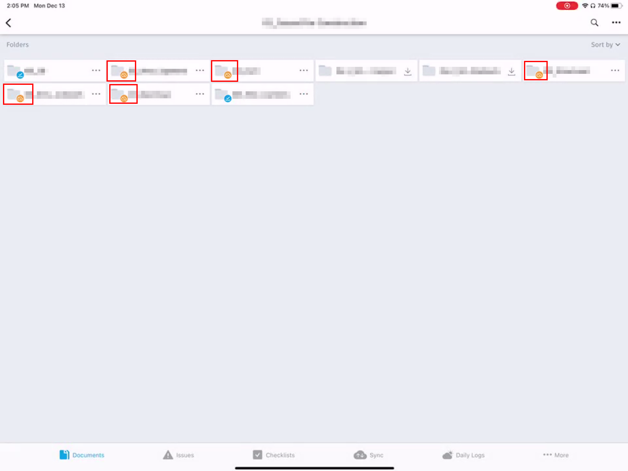 Downloaded files showing not synced in BIM 360 Documents on iOS app