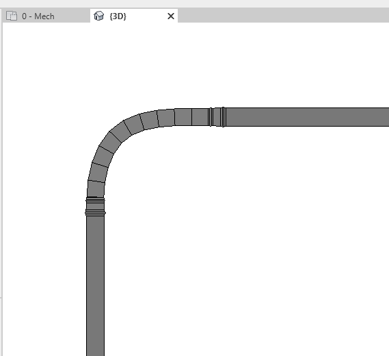 La représentation des canalisations souples dans la vue en plan est