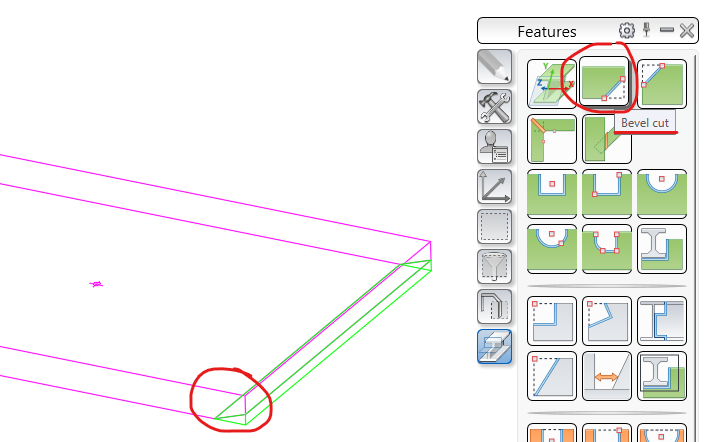 Folded plate length in BOM list shorter than dimension line in