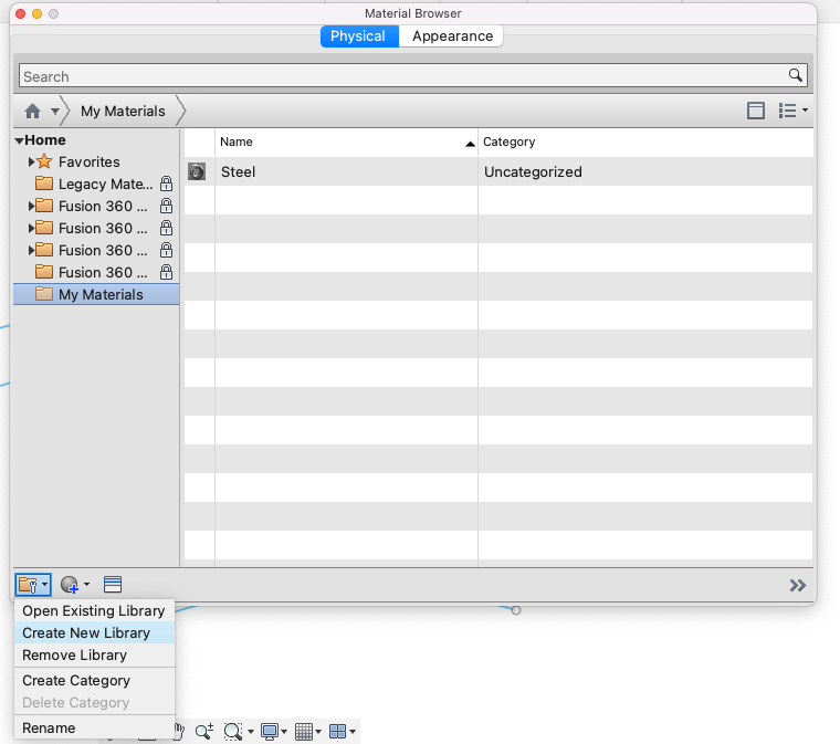 How to share custom Physical Materials in Fusion 360.