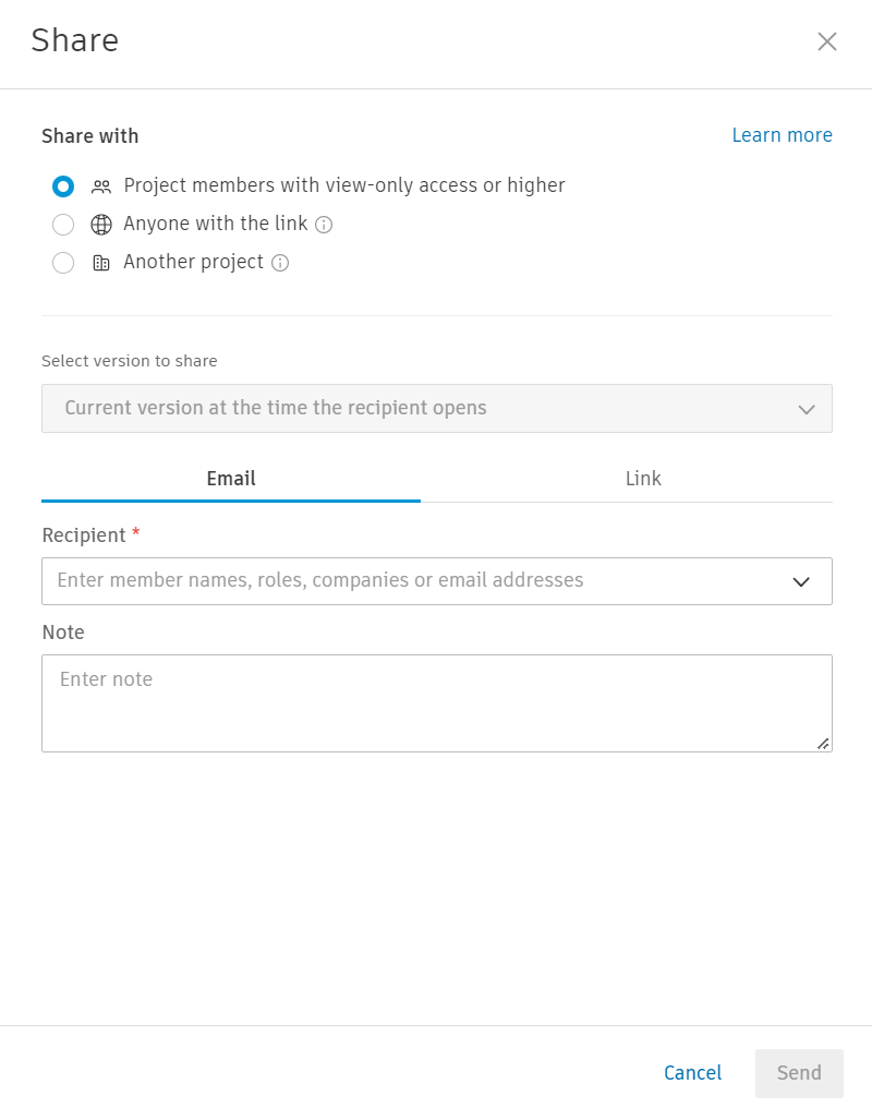 How to share files stored in Autodesk Forma with companies or members ...