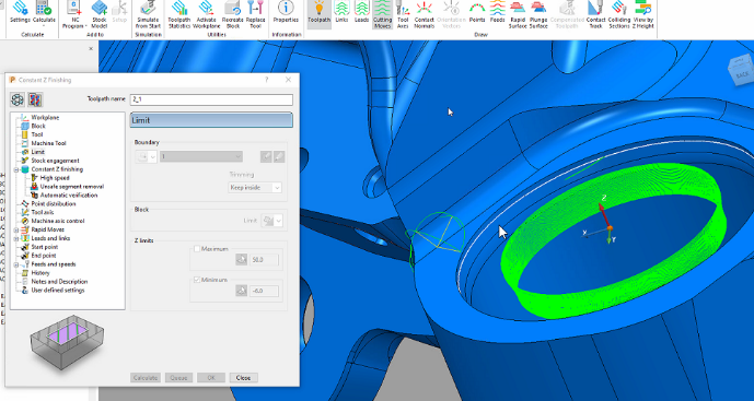 Por Que A Ferramenta De Corte Não Usina Todas As áreas Do Modelo Cad No Powermill 0801