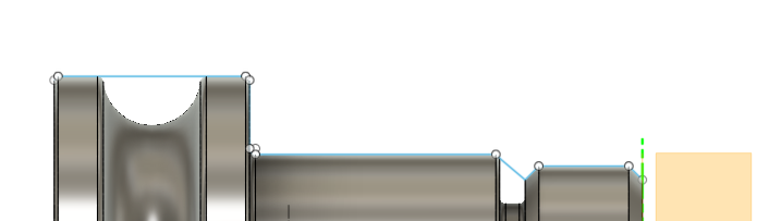 When turning, rest machining gives incorrect toolpath in Fusion