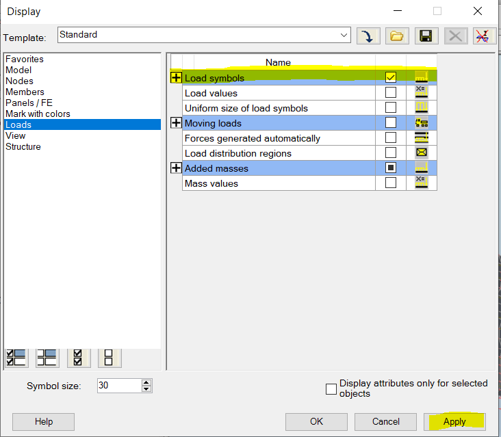 如何在Robot Structural Analysis中以图形方式删除已定义的荷载？