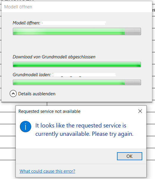 Advertencia en inglés en la interfaz de usuario de Revit que no está en