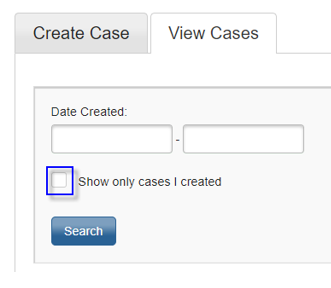 Case view restriction (Controlling visibility of support cases within ...