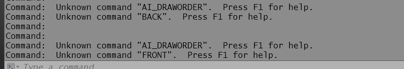unknown command