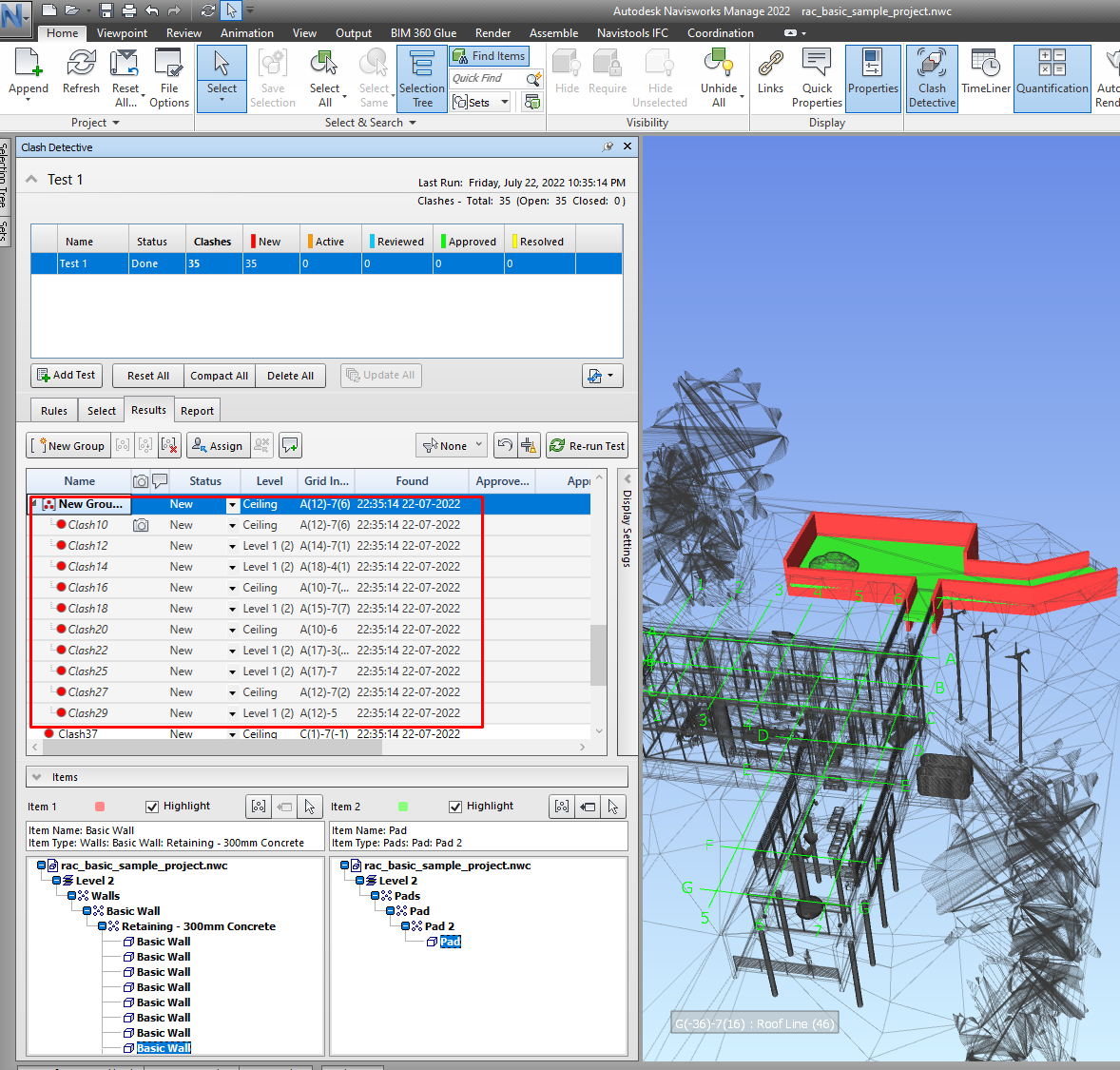 Agrupamento De Interferências Repetidas No Navisworks