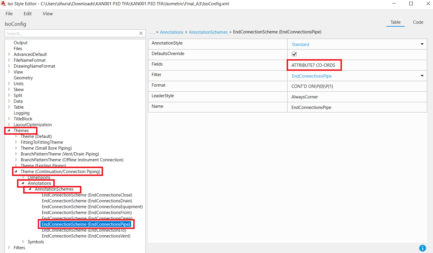 Pipeline continuations are not working on isometric in AutoCAD Plant 3D