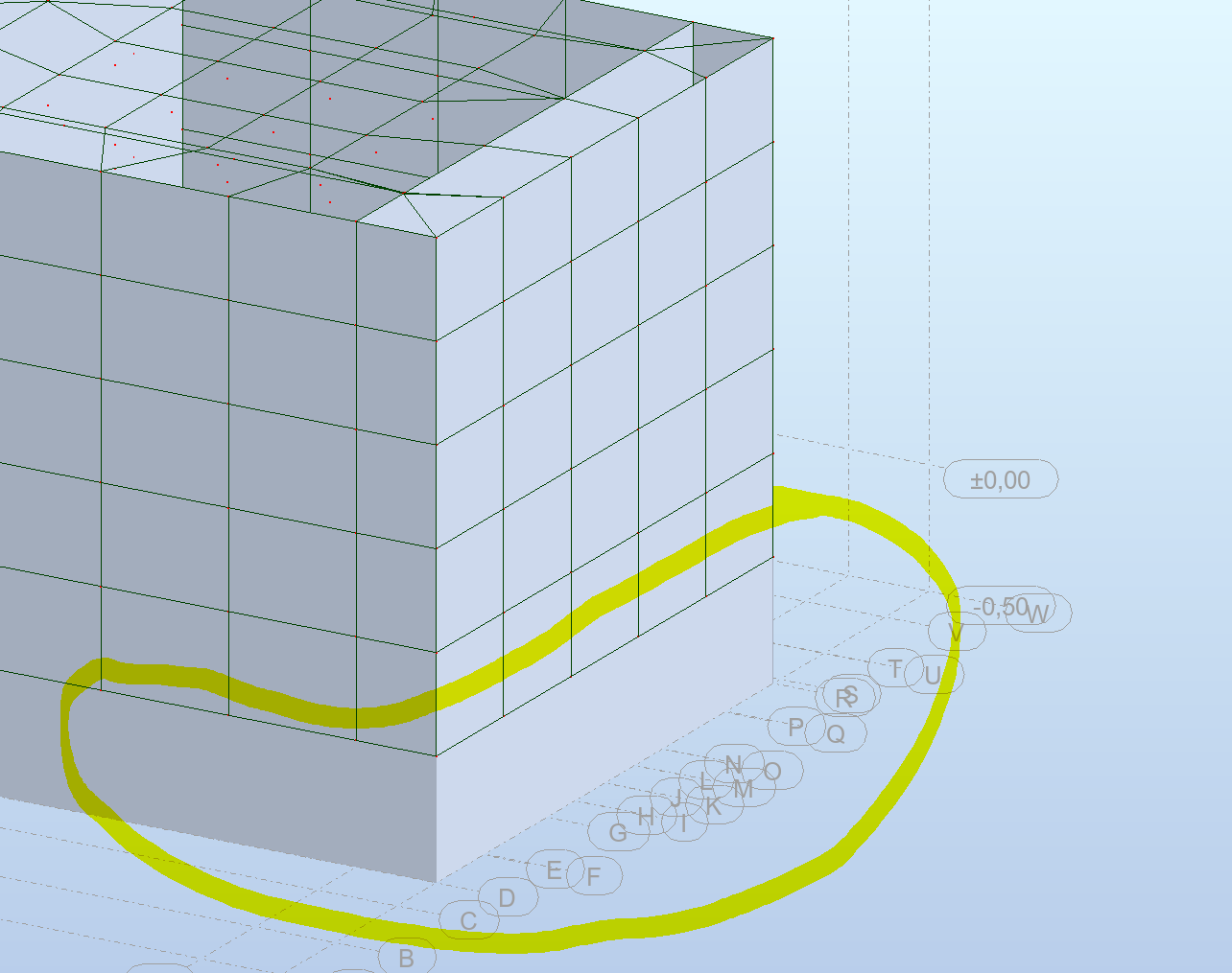 Falta la malla para algunas piezas de modelo sólido en Robot Structural  Analysis