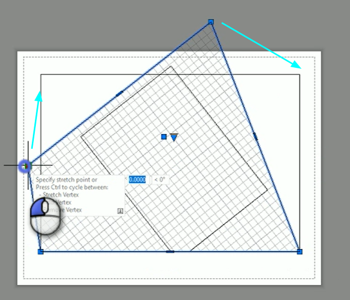 How to rotate viewport contents in AutoCAD LT