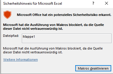 Microsoft Office ha identificado un riesgo de seguridad potencial