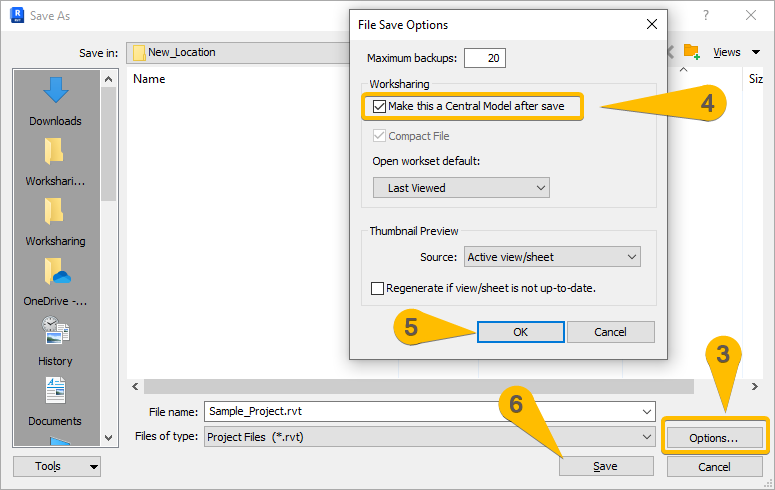 Can&rsquo;t create new local model after moving central model to a new 