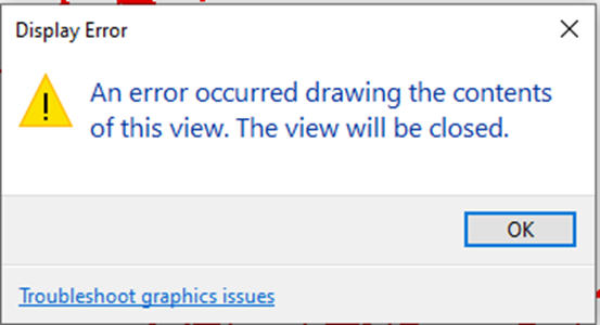 display error revit