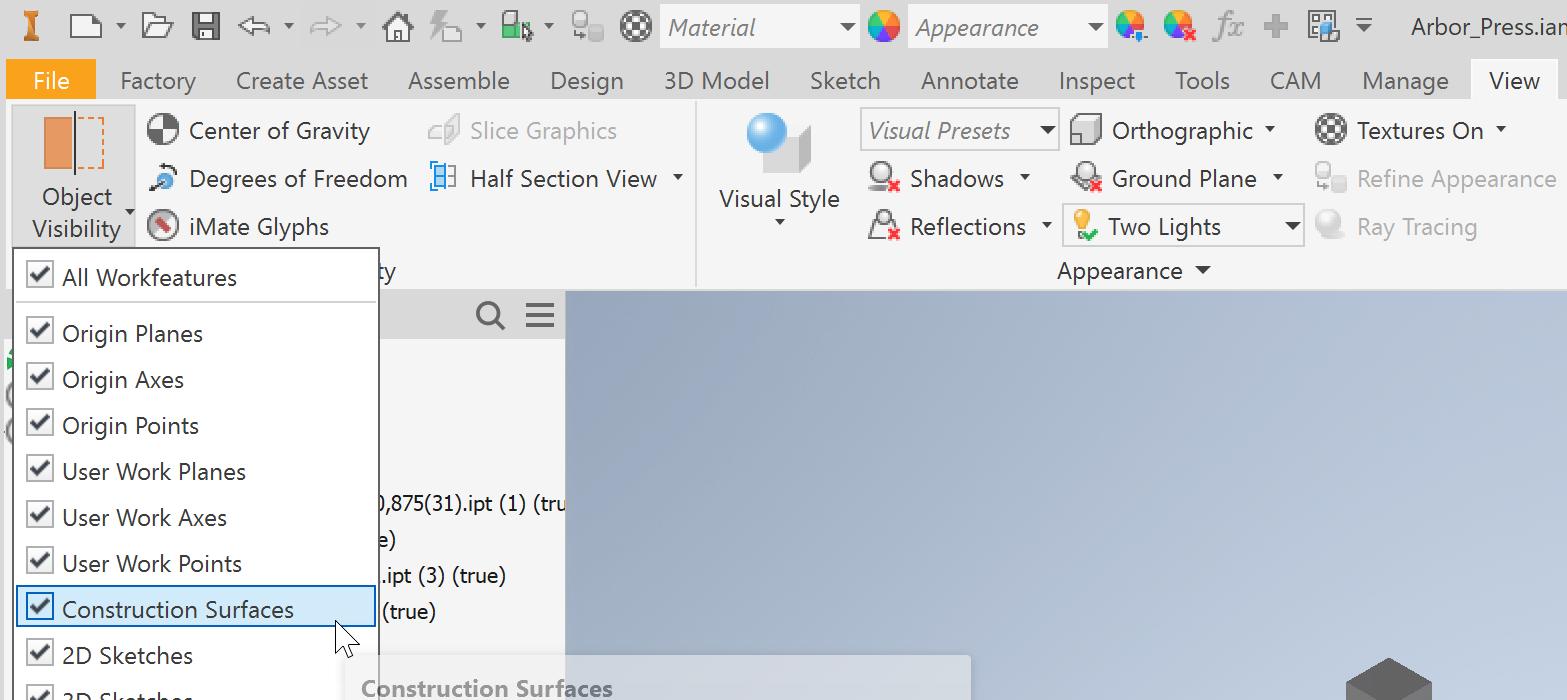 Wires and Segments are not shown as expected when the Visibility is set
