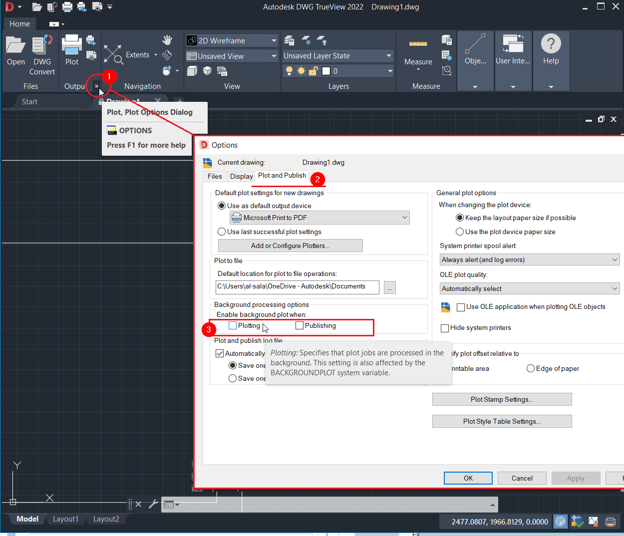 Background Plotting And Publishing Hangs On Publish Job In Progress 