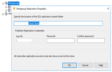 The password for the Windows replication user was changed and since ...