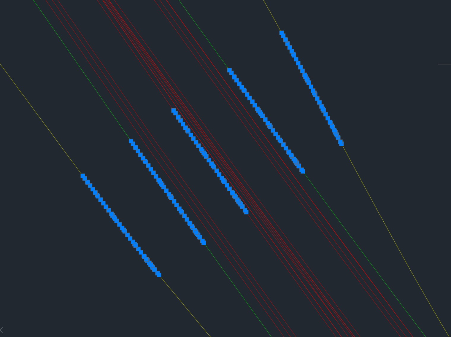 "Export Civil 3D DWG" splits a corridor into polylines with many segments