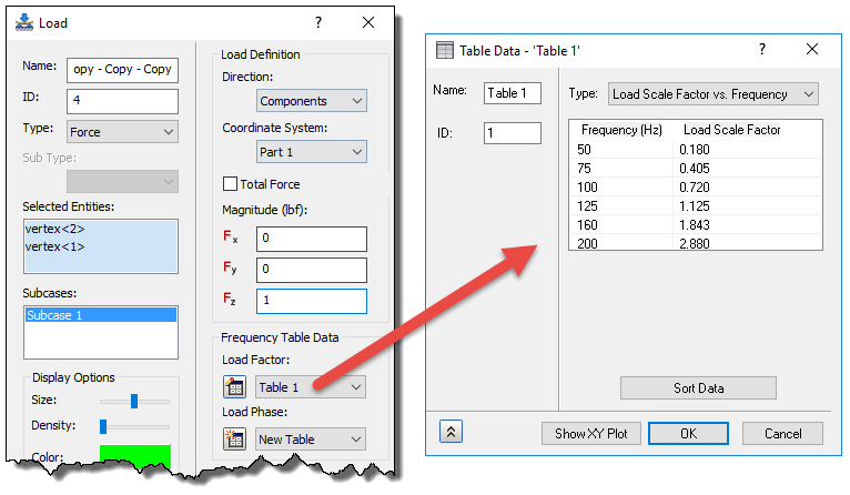 Analyze a rotating component with an imbalance load in Inventor Nastran