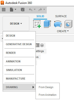 How to create a 2D drawing from a Fusion 360 design