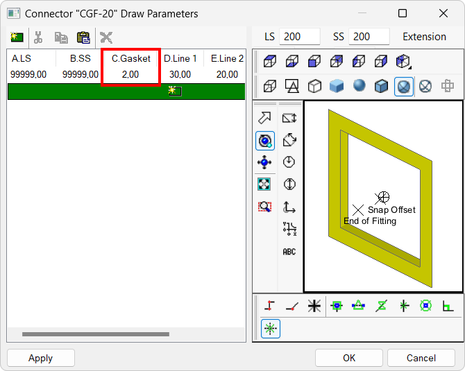 Unexpected distance value between Fabrication items in Revit