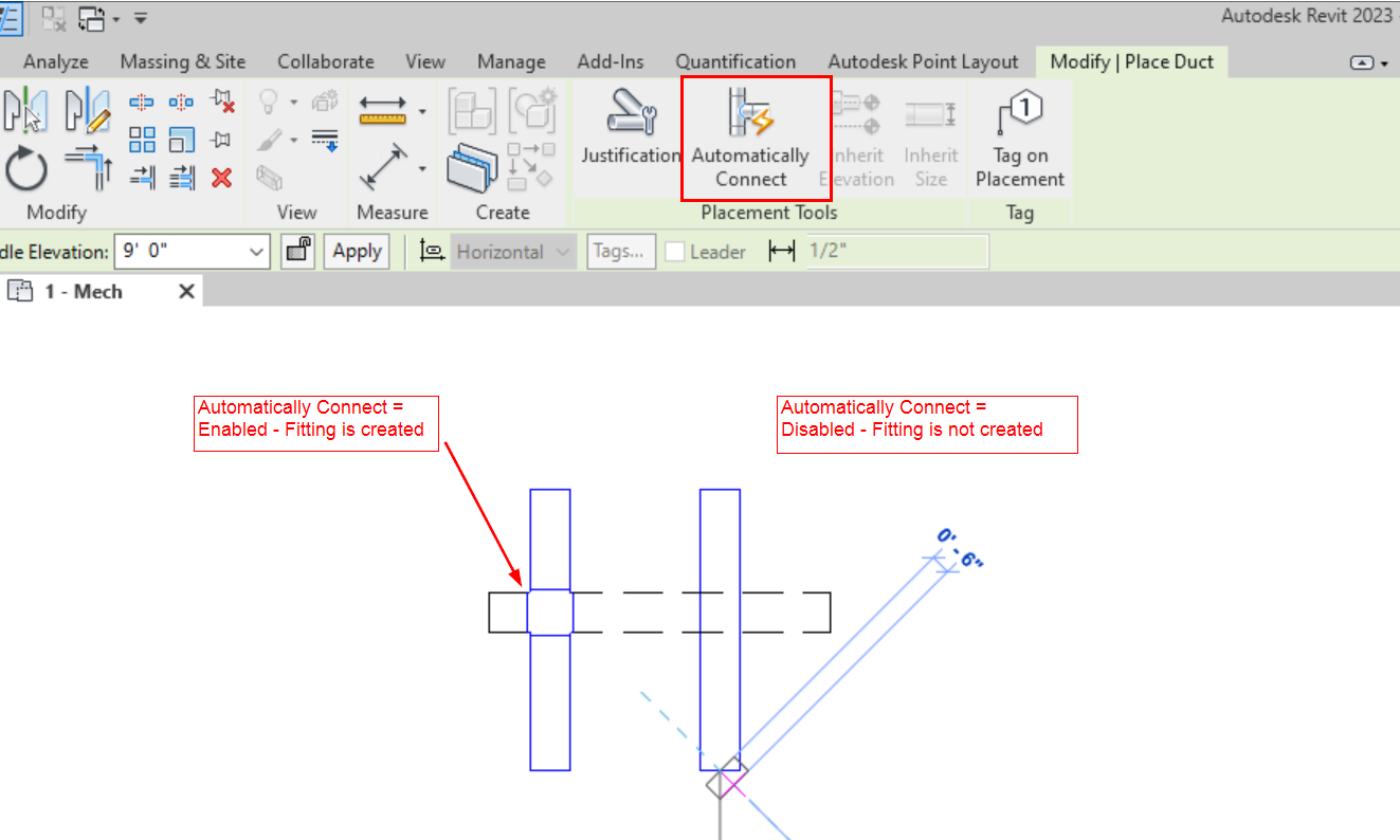 Existing demolished Ducts and pipes join to New Construction Ducts