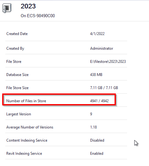 After restore of Vault files are missing from the filestore