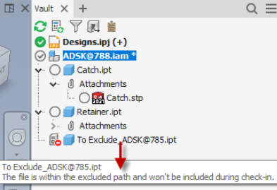 How to use the 'Exclude Path' Vault Option in Inventor to avoid that ...