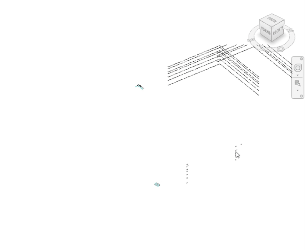 In the 3D view there is infinite zooming in Revit