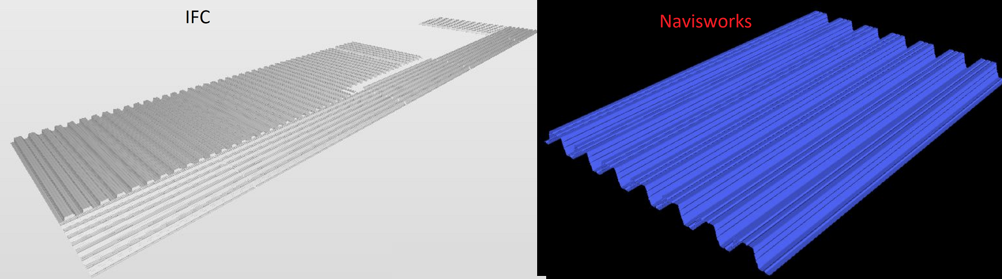 IFC exported from HiCAD is not visible in Navisworks 2022 and 2023 ...