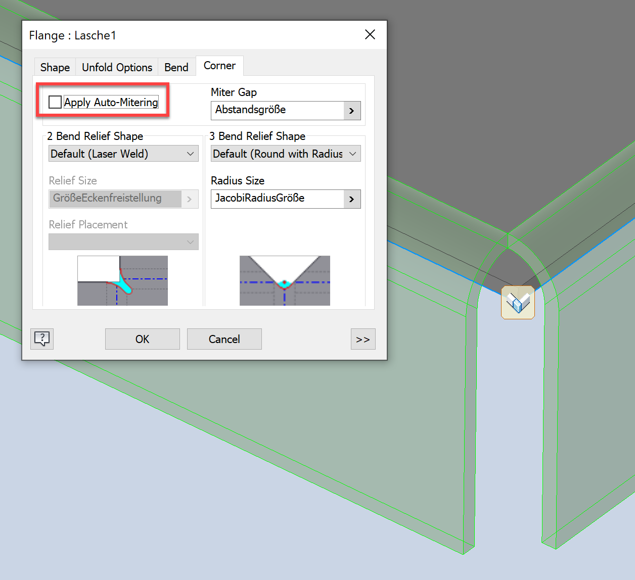 Overlapping Corner Seam Is Not Created As Expected In Inventor 8663