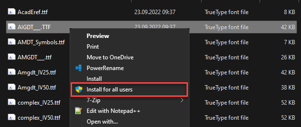 Symbols are not correct when using in drawing text fields in Inventor