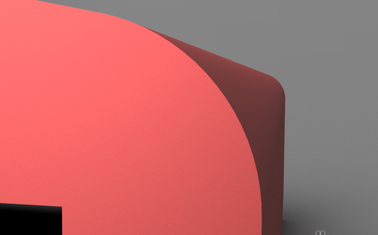 Rendering an arc-shaped detail in Fusion 360 produces short line ...