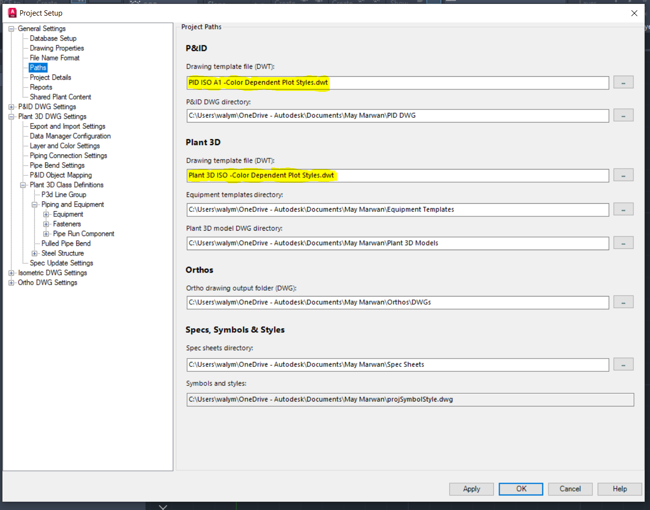 autocad-plant-3d-projectitemdoesnotexist