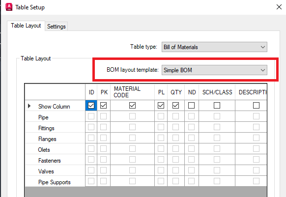 how-does-the-sorting-of-the-simple-bill-of-materials-work-in-isometric