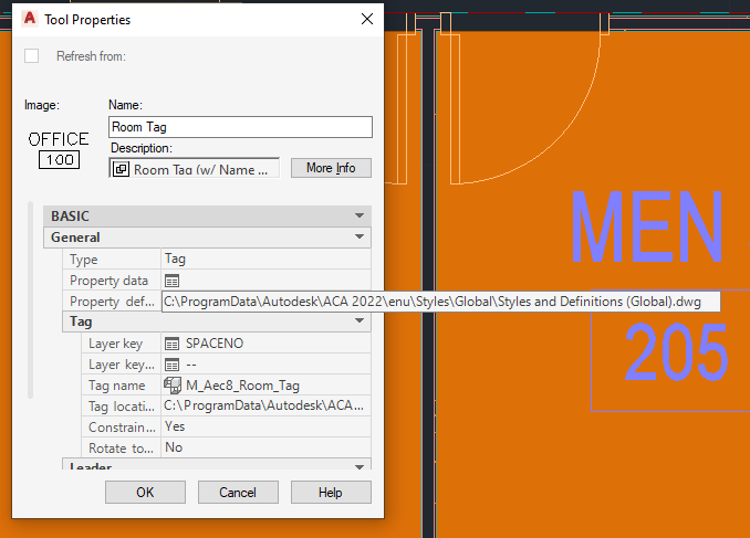 how-to-modify-aec-object-tags-in-autocad-architecture