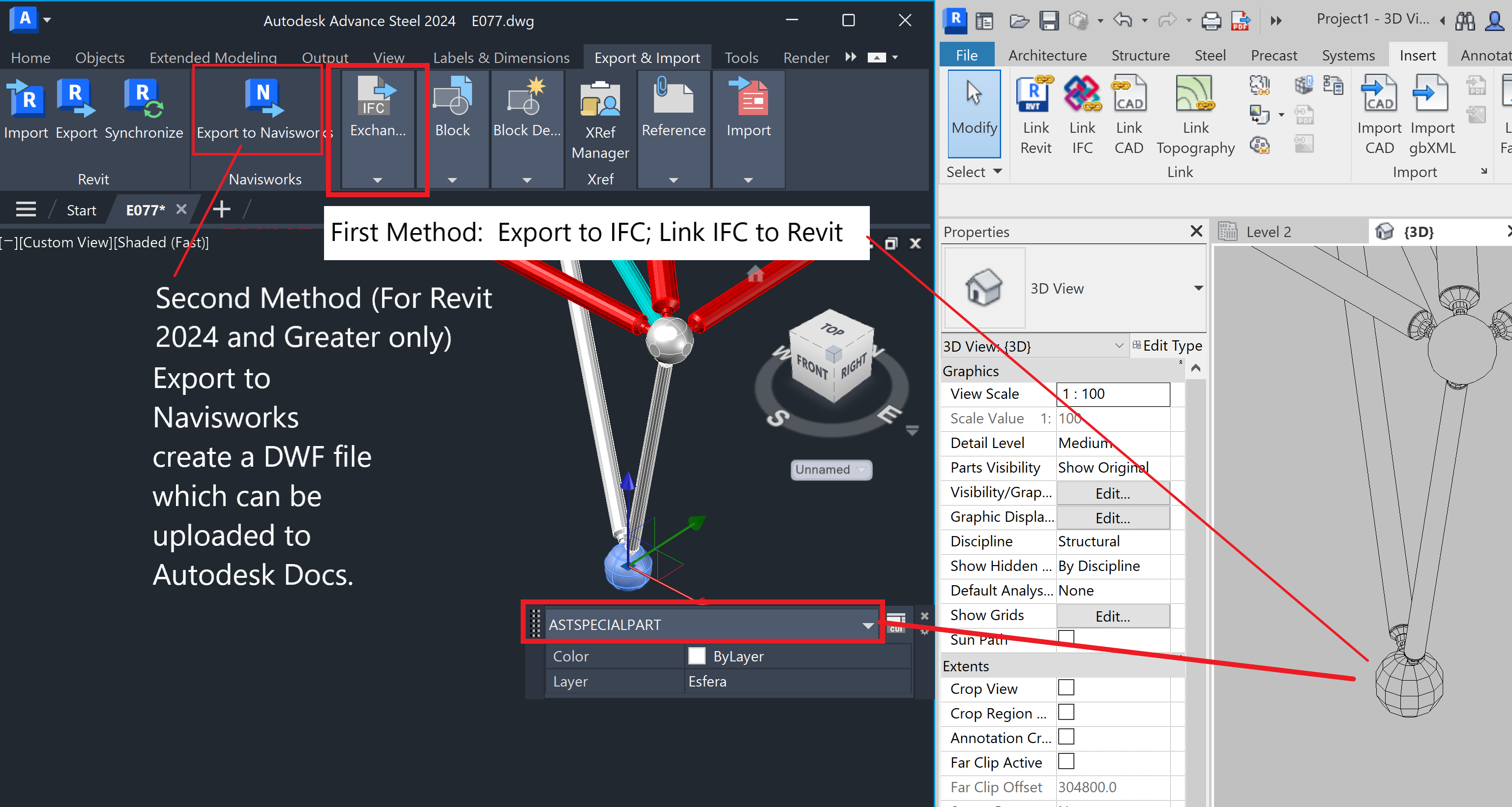 ASTSPECIALPART from smlx is not visible in Revit