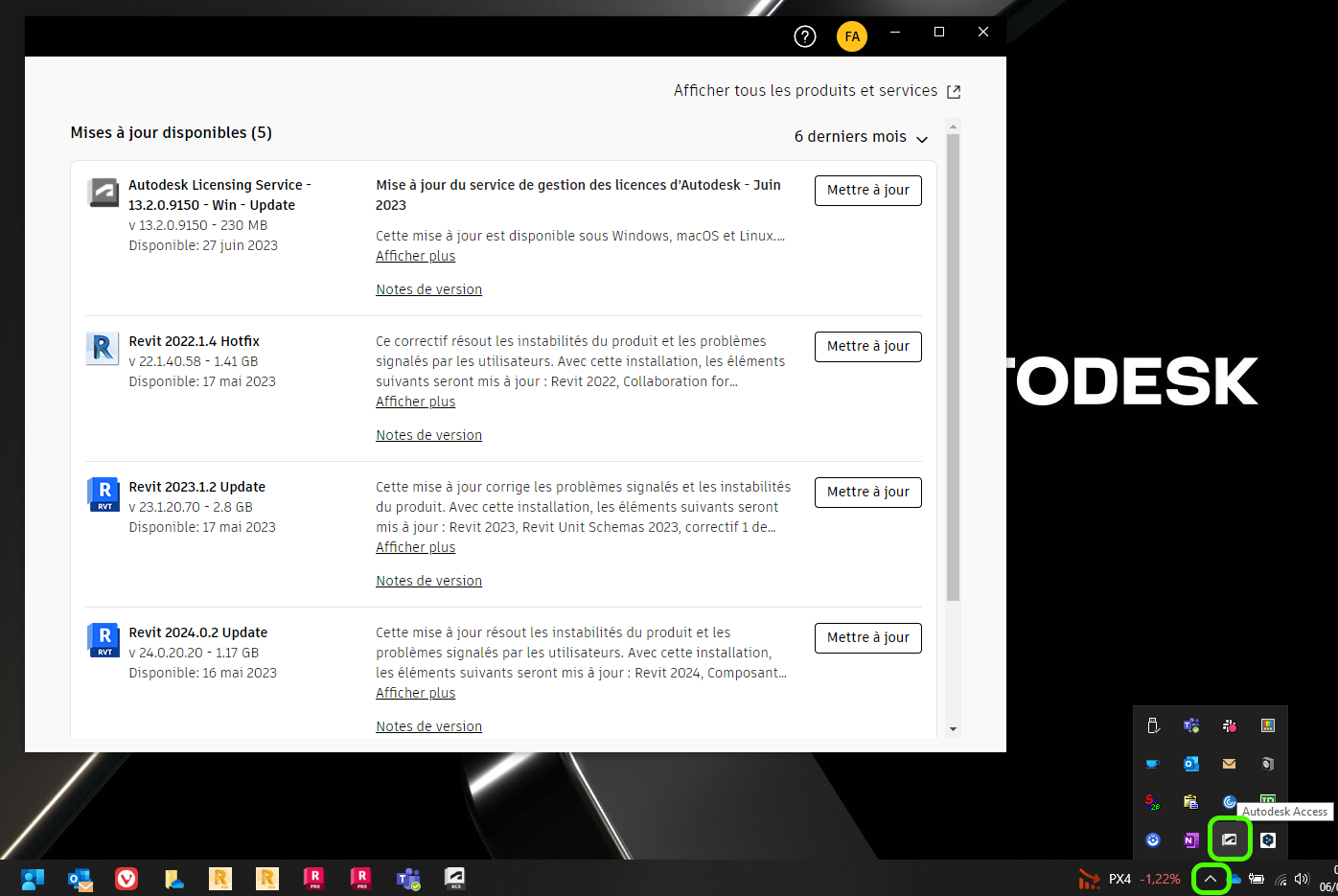 Wo finde ich Service Packs, Updates und Hotfixes für Robot Structural Analysis?
