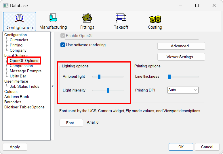 Fabrication의 3D 뷰어에 표시될 때 항목이 예상대로 어둡게 표시됨