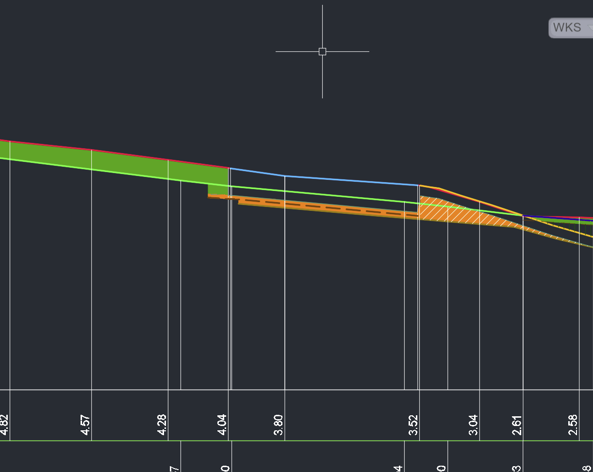 Wrong display of surface materials in a section view in Civil 3D