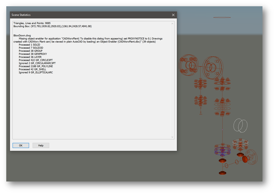 CADWorx content is not visible in Navisworks