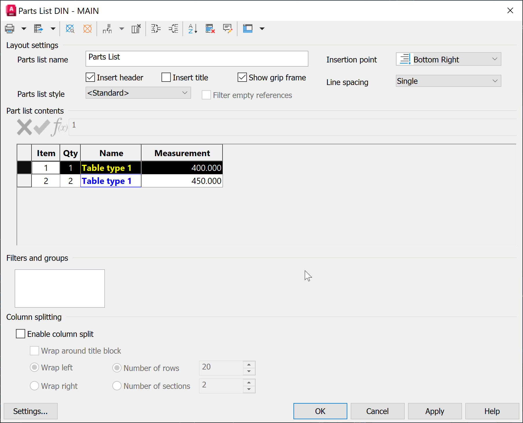 How To Add Dimensions Of A Specific Block To A BOM In AutoCAD Mechanical