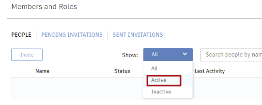 How do I invite or remove a user to my Account or Projects